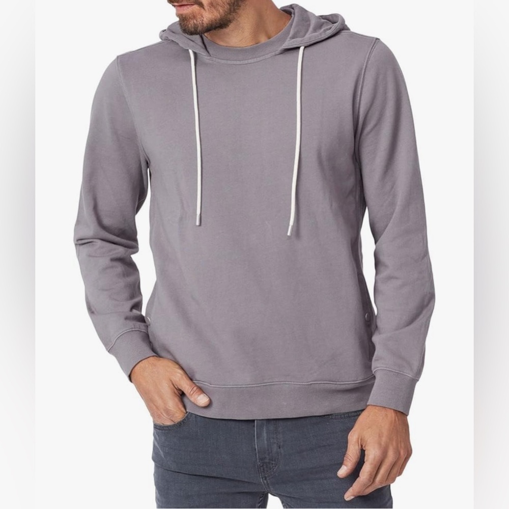 PAIGE Men's Thomas French Terry Hoodie Sweatshirt | Sage Leaf | XXL